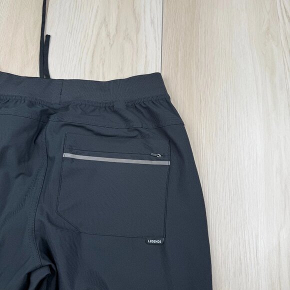 Legends Aviation Mens Black Zipper Pocket Tech Performance Jogger Pants Size M - Picture 5 of 13